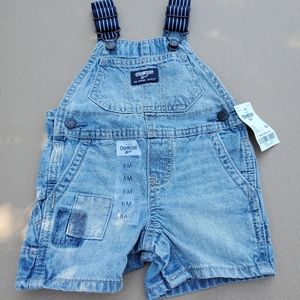 Oshkosh B'gosh jean short overalls